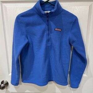Vineyard Vines women’s  Royal Blue Fleece 1/4 zip sweatshirt